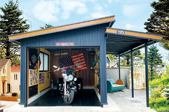 バイクガレージ - ワカイチBOX | 和歌山県のガレージ・作業場・小規模 
