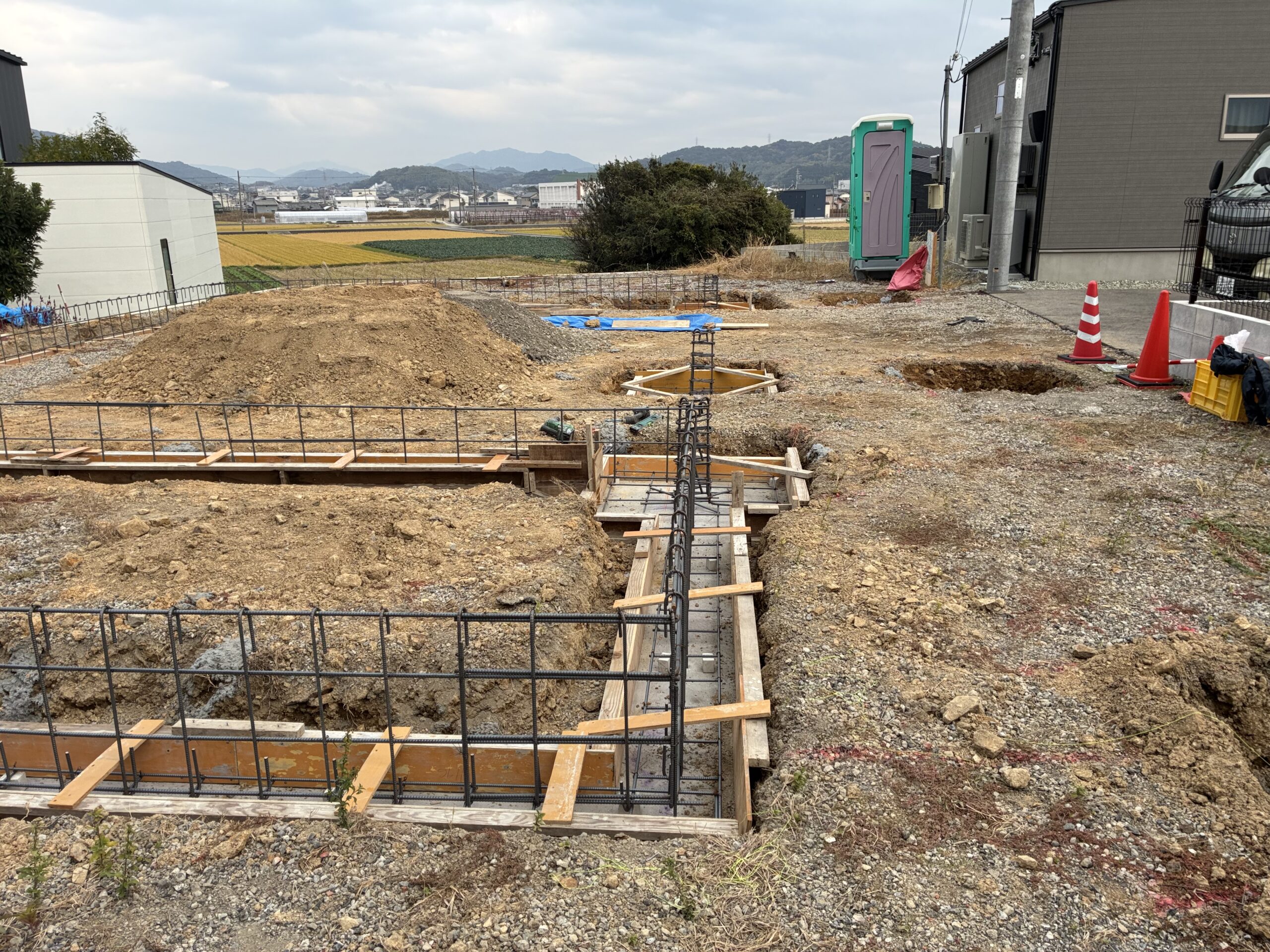 ＼ワカイチBOX・広スペースハウス（HKS-4040型）倉庫仕様が着工しました！／