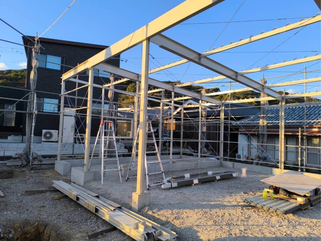 ＼棟上げ施工致しました／